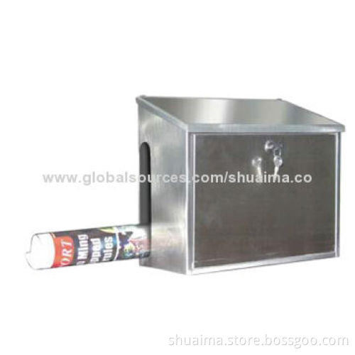 Mailbox;Stainless Steel Wall Mounted Mail Box;W370*D185*H320mm